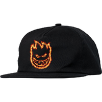 Spitfire Charred Remains Black Snapback Hat