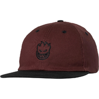 Spitfire Lil Bighead Burgundy Black Snapback Hat