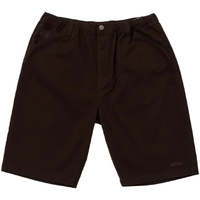 Krooked Eyes Twill Brown Shorts