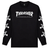 Thrasher Mag Goat Black Long Sleeve Shirt