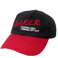 Baker Narc Black Red Dad Hat