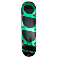 Hoddle Logo Green 8.375 Skateboard Deck