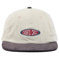 Santa Cruz Region 6 Panel Off White Strapback Hat