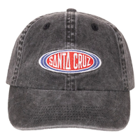 Santa Cruz Region 6 Panel Off Black Dad Hat