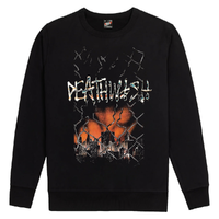 Deathwish Warriors Black Crew Jumper