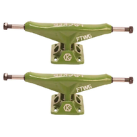 Grind King Locker V2 Army Green Set Of 2 Skateboard Trucks