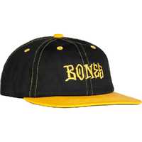 Bones Wheels Vato Rat Black Gold 6 Panel Hat