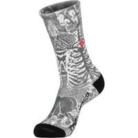 Powell Peralta Skull & Sword Skeleton Charcoal Mens Socks