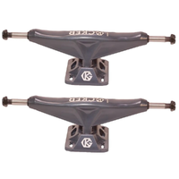 Grind King Locker V2 Battleship Grey Set Of 2 Skateboard Trucks
