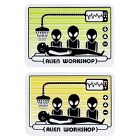 Alien Workshop Abduction Colour Sticker