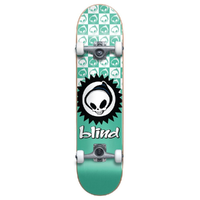 Blind Checker Reaper FP Youth Teal 7.375 Complete Skateboard