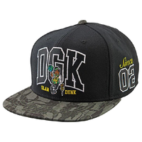 DGK Slam Dunk Black Snapback Hat