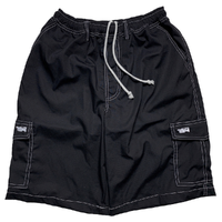 Televisi Star Baggy OG 1VX Black Ripstop Cargo Shorts