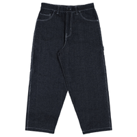 Televisi Star Carpenter Toval Black Raw Denim Pants