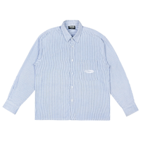 Televisi Star Toval Blue Button Up Long Sleeve Workshirt