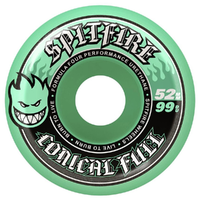 Spitfire Conical Full Teal F4 99D 52mm Skateboard Wheels