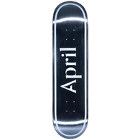 April OG Logo Foil 8.25 Skateboard Deck