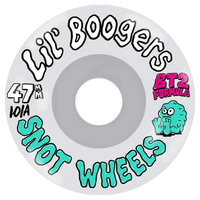 Snot Wheel Co Lil Boogers Clear 101A 47mm Skateboard Wheels