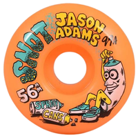 Snot Wheel Co Jason Adams Spray Cans Neon Orange Conical 99A 56mm Skateboard Wheels