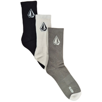 Volcom Full Stone Army Green Combo 3 Pack Socks