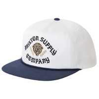 Brixton Morado MP Midnight Blue White Snapback Hat