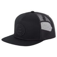 Brixton Oath MP Black Black Black Trucker Hat