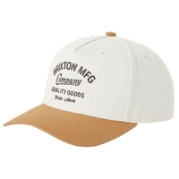 Brixton Stratton Off White Caramel Snapback Hat
