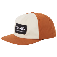 Brixton Grade Whitecap Caramel Snapback Hat