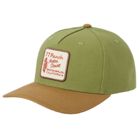 Brixton Ranch Moto Court Sublime Green Dusted Ochre Snapback Hat