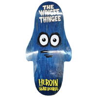 Heroin Wingy Thingee Blue 15.25 Skateboard Deck