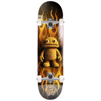 Push Mr Furry Orange 6.75 Complete Skateboard
