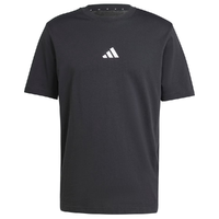 Adidas Essentials Small Logo Black White T-Shirt