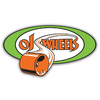 OJ Wheels Retro 5 Inch Sticker
