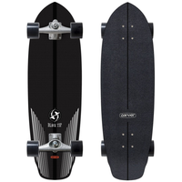 Carver Black Tip Carbon CX Surfskate Skateboard