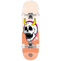 Push Skull Horn Peach 7.5 Complete Skateboard