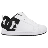 DC Court Graffik White Black Black Mens Skate Shoes