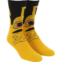 Toy Machine Sect Hug Yellow Socks