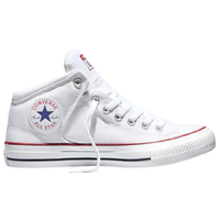 Converse Chuck Taylor All Star High Street Mid White Red Clematis Blue Shoes