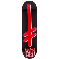 Deathwish Skateboard Deck 8.0 Team Og Gang Logo Black Red
