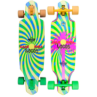 Dusters Complete Longboard Skateboard - California Locos 34"