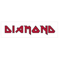 Diamond Supply Co Sticker - Maiden - Red White