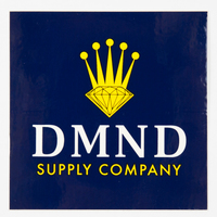 Diamond Supply Co Sticker - Crown - Navy