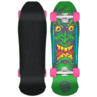 Santa Cruz Complete Cruiser Skateboard - Roskopp Face Green