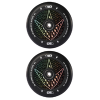 Envy 110mm Hollow Core Scooter Wheels Set Of 2 Hologram Geo