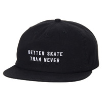 Globe Better Skate Shallow Hat - Black Snapback