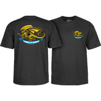 Powell Peralta Oval Dragon T-Shirt - Small Black