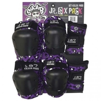 187 Junior Protective Pad Set - Staab Purple
