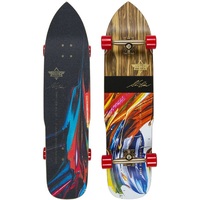 Dusters Complete Longboard Skateboard - Olson Kryptonic Red 37"