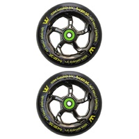 MGP MFX Hurricane 120mm Scooter Wheels Set Of 2 - Nickel