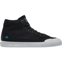 Emerica Mens Skate Shoes - Indicator High X Toy Machine- Black Grey